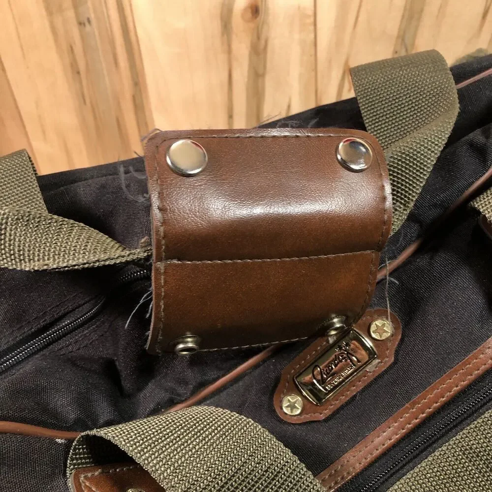 RICARDO OF BEVERLY HILLS TROUSDALE Carry-on Duffle Shoulder BAG Case Green